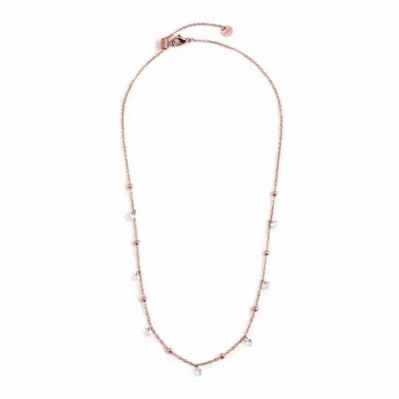 Marlù - Collana rosè con zirconi e sfere | Rohome | Rohome