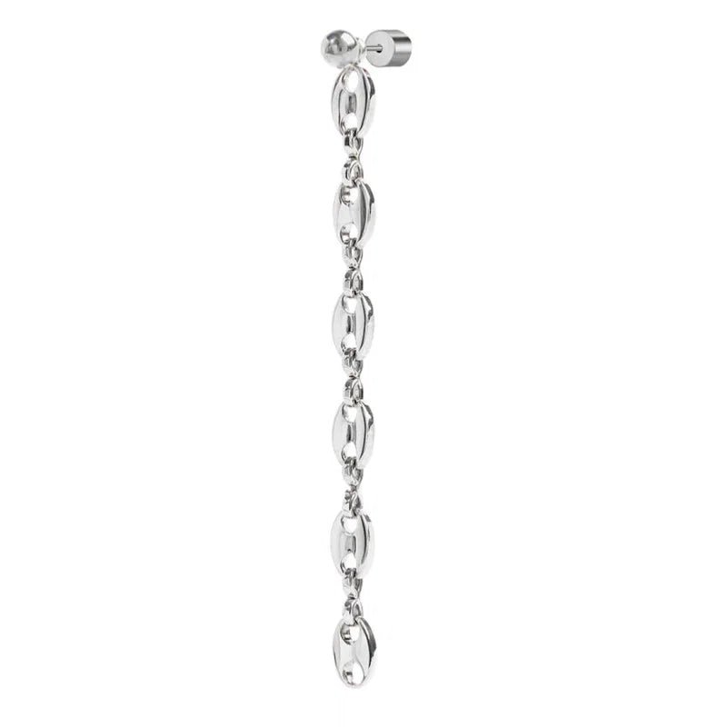 Marlù - Orecchino pendente con catena marine acciaio | Rohome | Rohome
