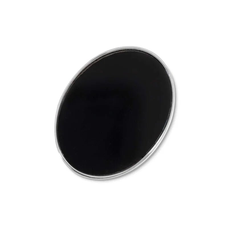 Marlù - Piastrina ovale smalto nero changy | Rohome | Rohome