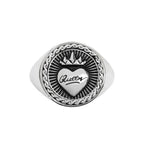 Marlù - Piastrina tonda cuore e corona queen changy | Rohome | Rohome