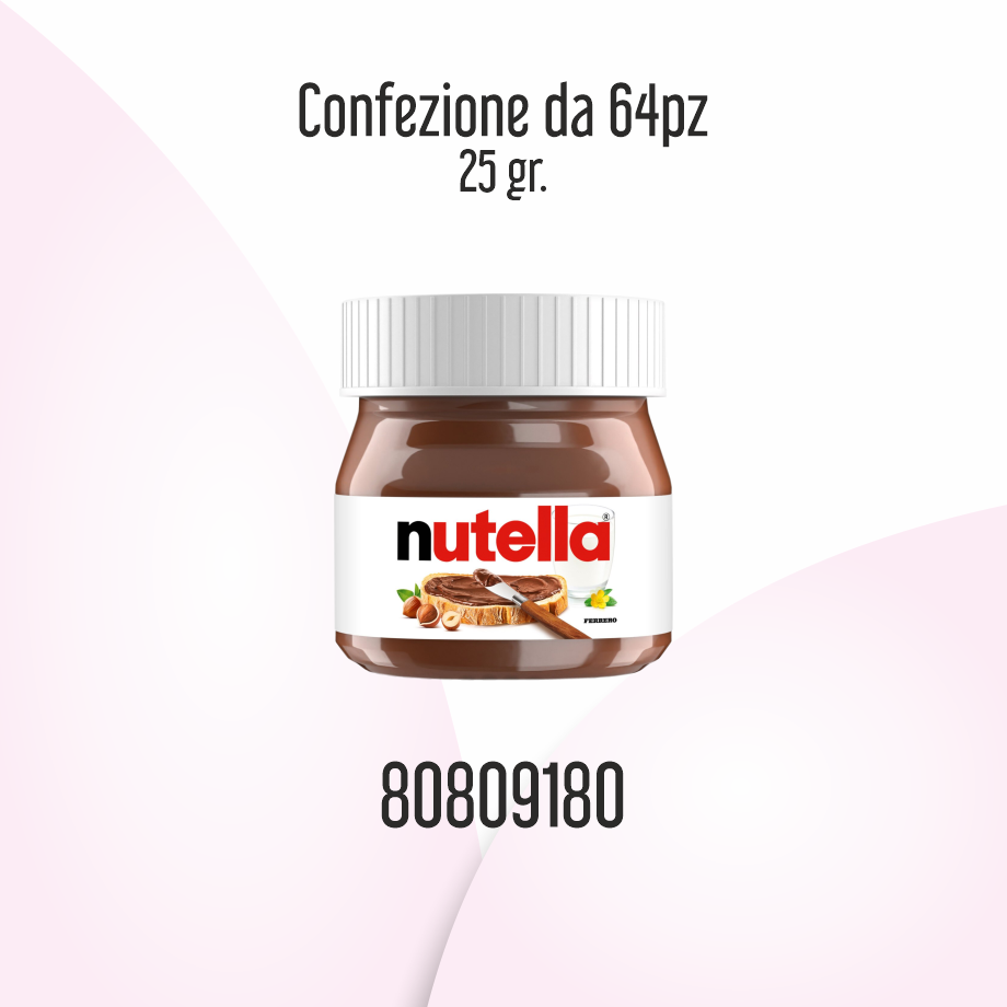 Nutella Ferrero Vasetto gr.25 Singlo