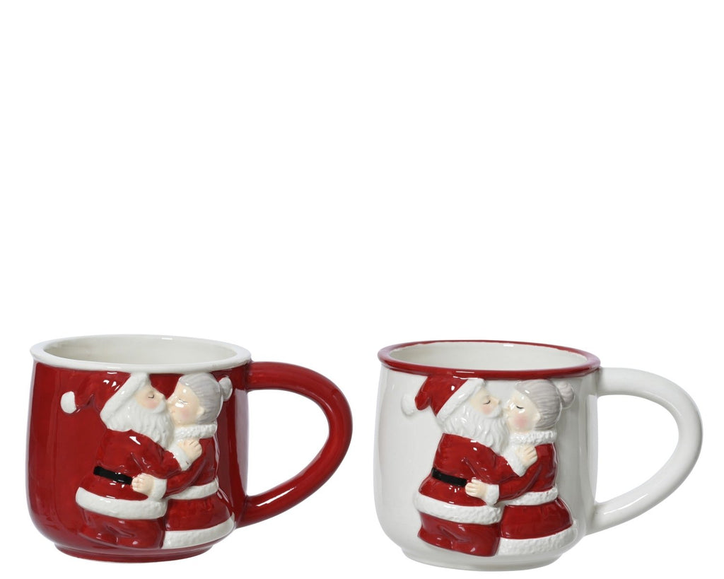 Mug Babbo e Mamma natale Kiss in ceramica | Rohome | Rohome