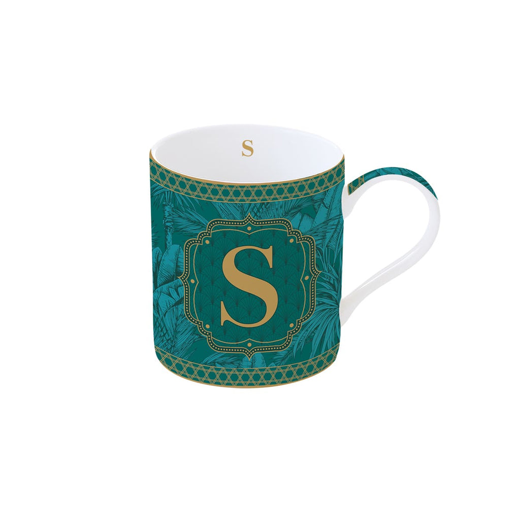 Mug in porcellana da 350ml con lettera S | Rohome - Rohome