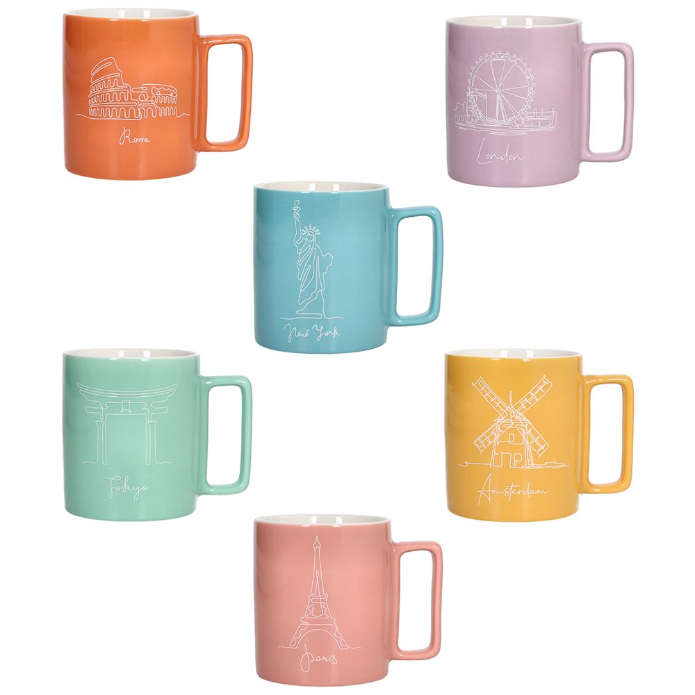 Mug Iris City Tognana in porcellana | Rohome - Rohome