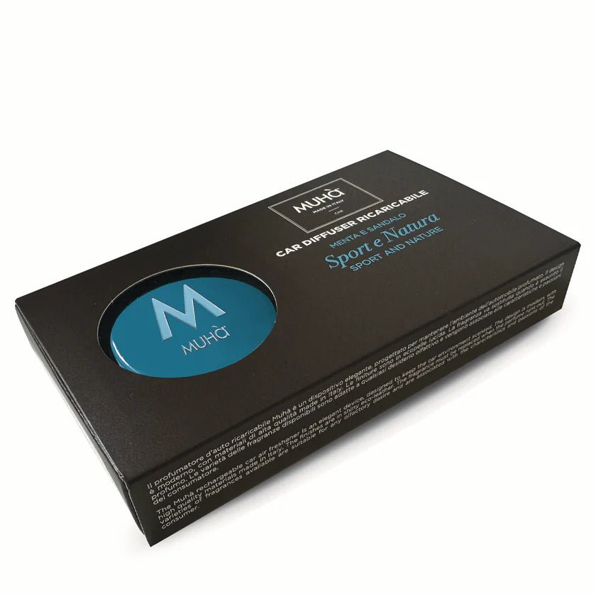 Muhà - Profumatore Auto Ricaricabile Menta Sandalo | Rohome | Rohome