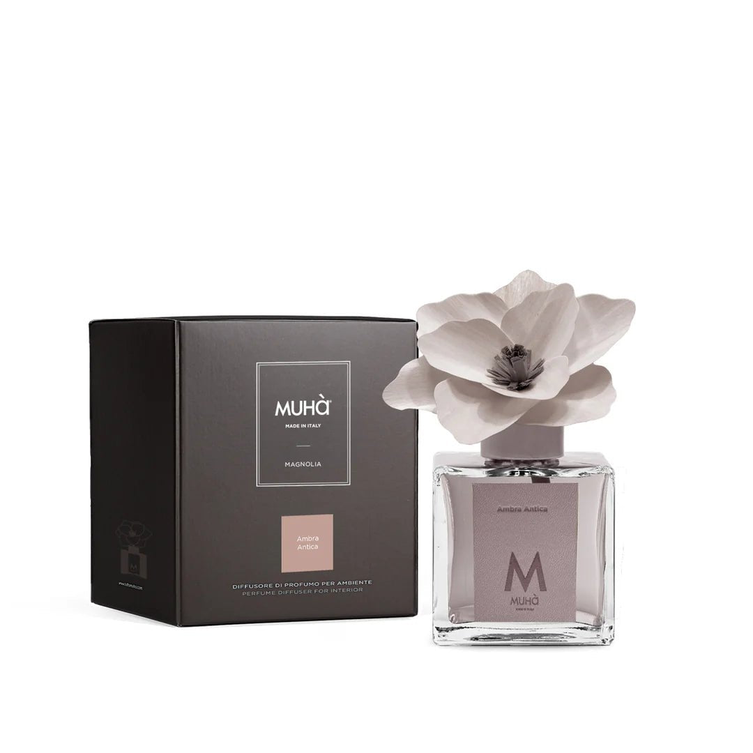 Muhà - profumo ambiente magnolia 250ml Ambra Antica | Rohome | Rohome