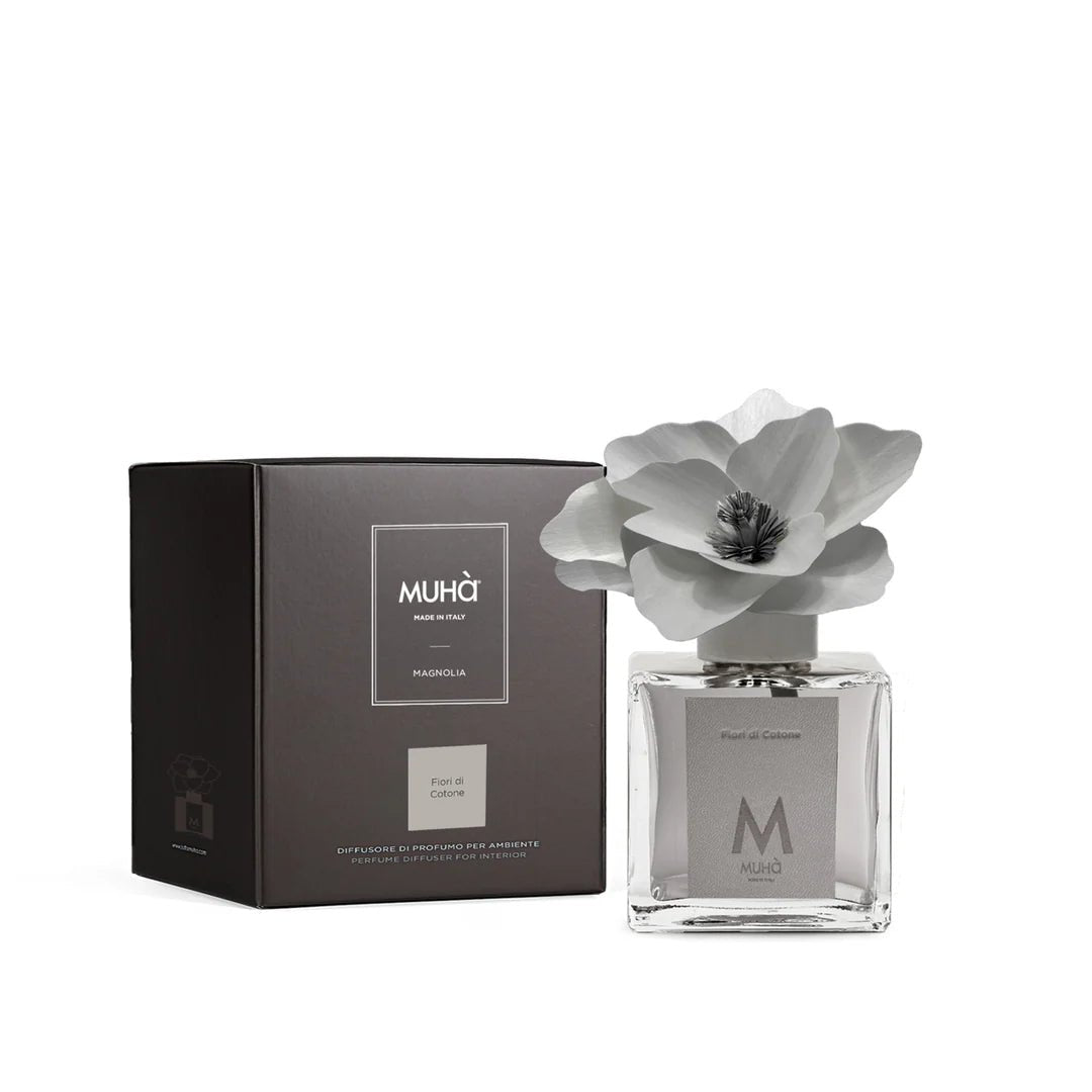Muhà - profumo ambiente magnolia 250ml Fiori di Cotone | Rohome | Rohome