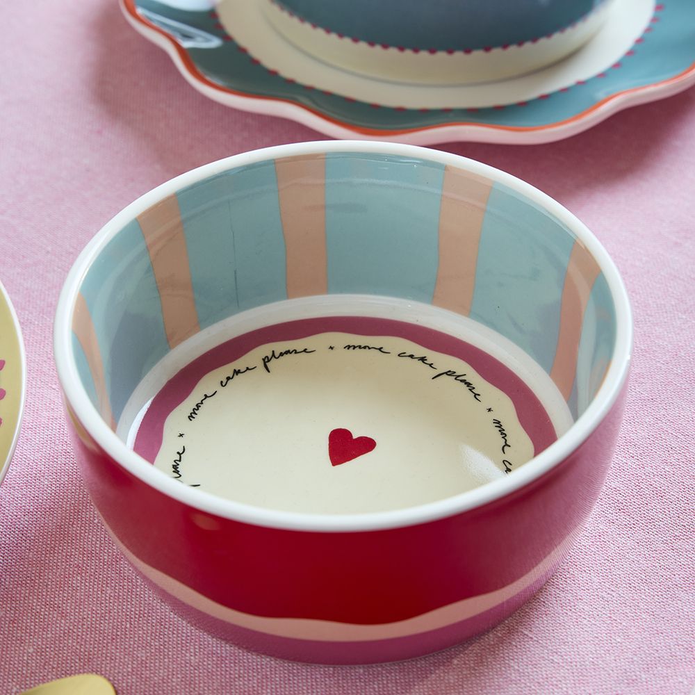 Fontebasso - Coppetta Cuore Madame New Bone China Multicolor | Rohome