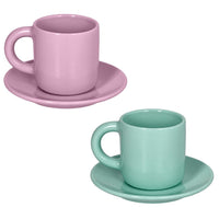 Tognana - set 2 tazzine caffè in porcellana colori pastello | Rohome