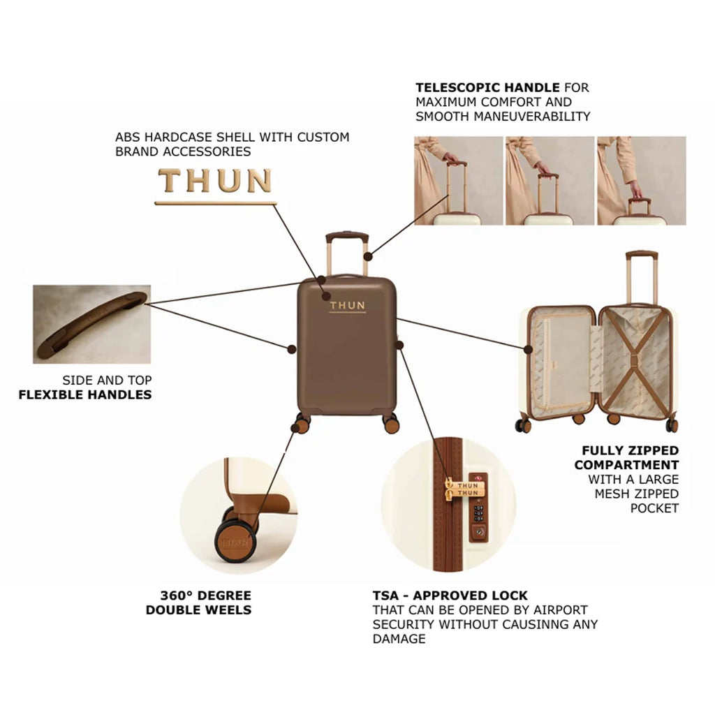 Thun - Valigia piccola Annita Beige | Rohome
