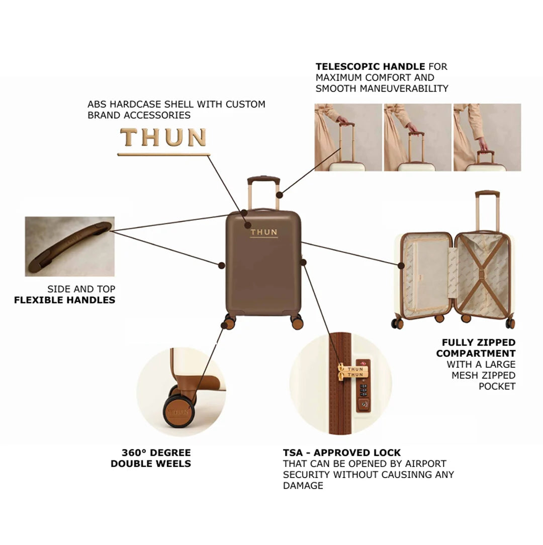 Thun - Valigia piccola Annita Beige | Rohome