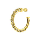 Marlù - Orecchino con Catena a Corda gold | Rohome