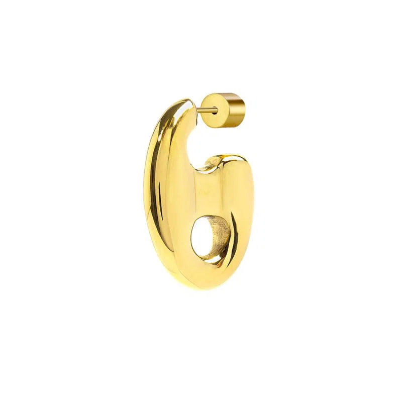 Marlù - Orecchino maglia marine gold | Rohome