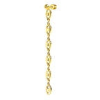 Marlù - Orecchino pendente con catena marine gold | Rohome