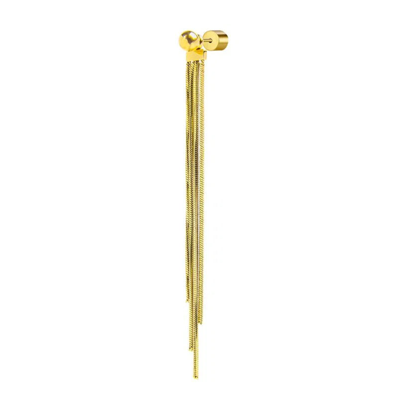 Marlù - Orecchino Pendente Vision Catene Snake gold | Rohome