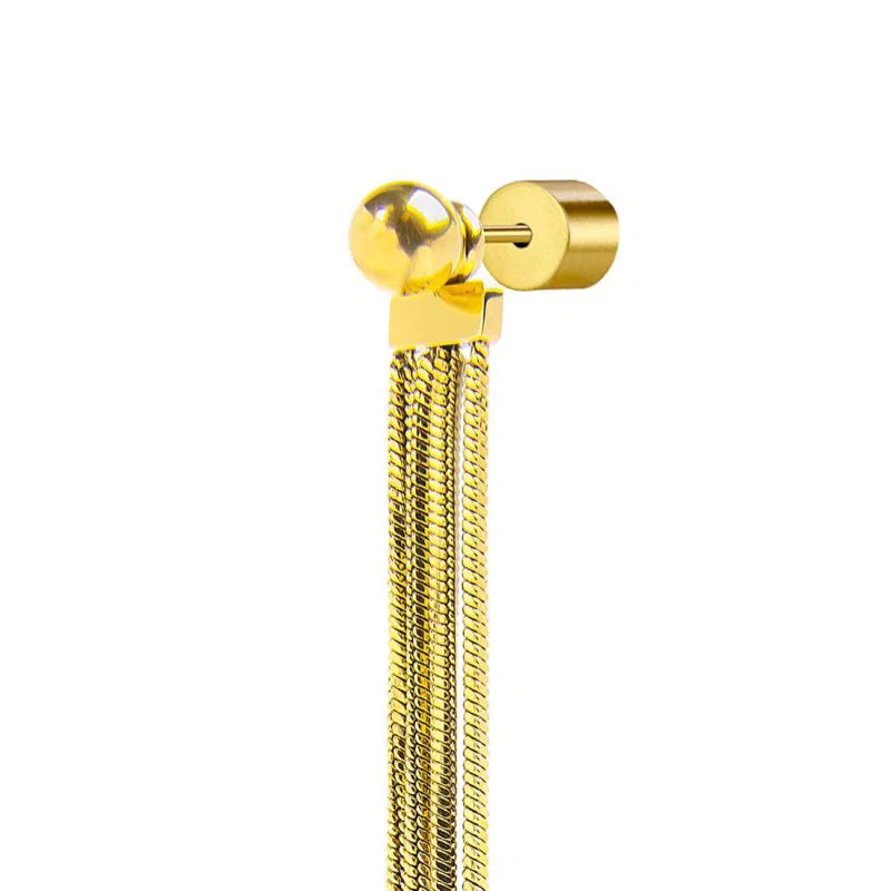 Marlù - Orecchino Pendente Vision Catene Snake gold | Rohome