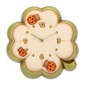 Orologio da parete Country a forma di quadrifoglio portafortuna | Rohome | Rohome