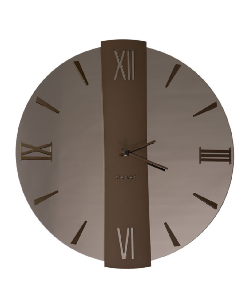 Orologio specchio rame e bronzo 60cm | Rohome