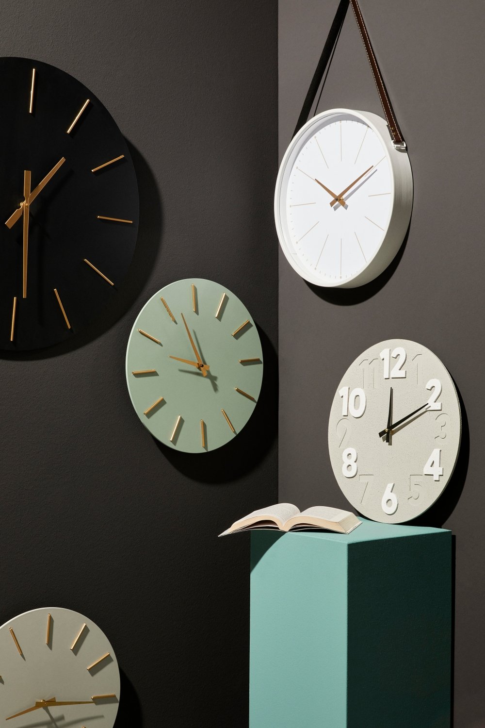 Orologio da parete timing verde salvia d.40cm | Rohome | Rohome