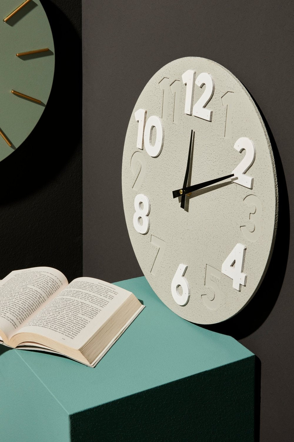 Orologio da parete timing verde salvia d.40cm | Rohome | Rohome