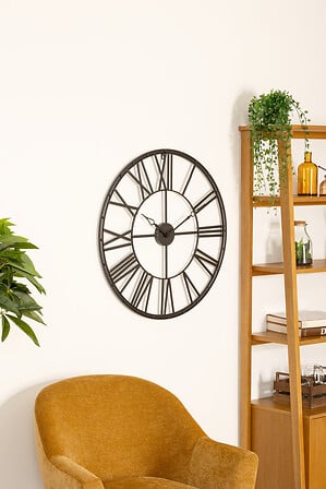 Orologio da parete vintage nero | rohome - Rohome