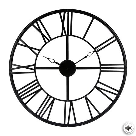 Orologio da parete vintage nero | rohome - Rohome