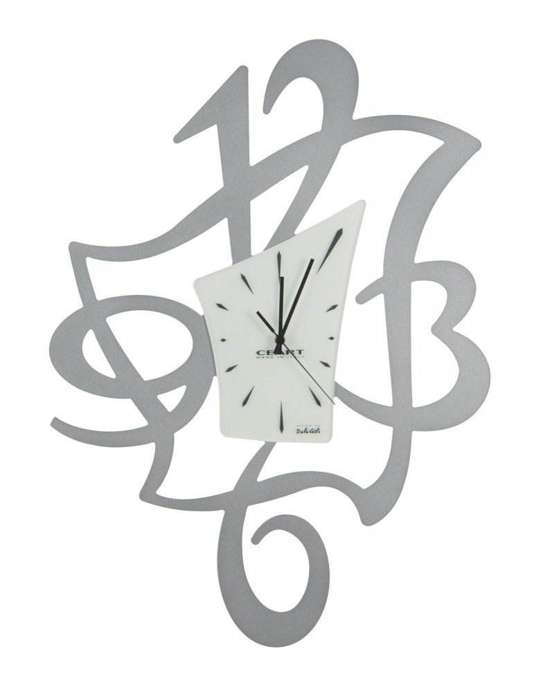 Orologio in metallo intagliato a laser long h.63cm | Rohome | Rohome