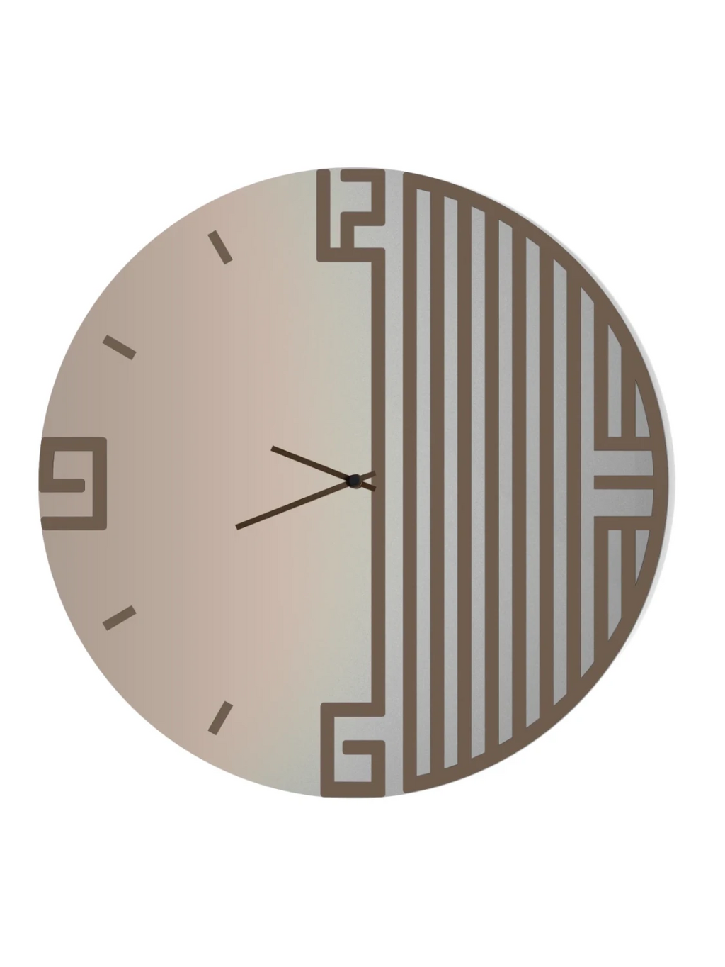 Orologio specchio rame e bronzo d. 60cm | Rohome | Rohome