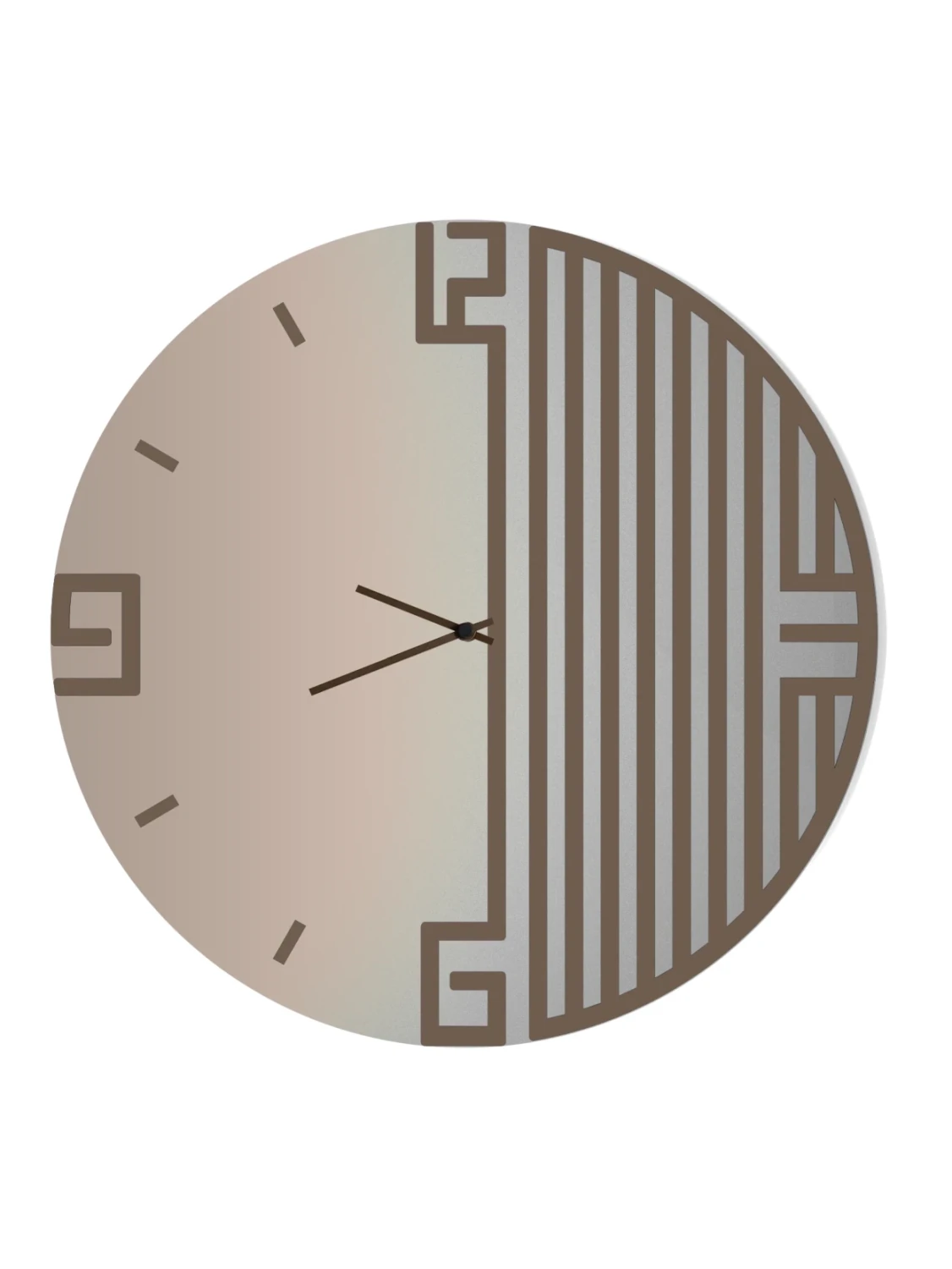 Orologio specchio rame e bronzo d. 60cm | Rohome | Rohome