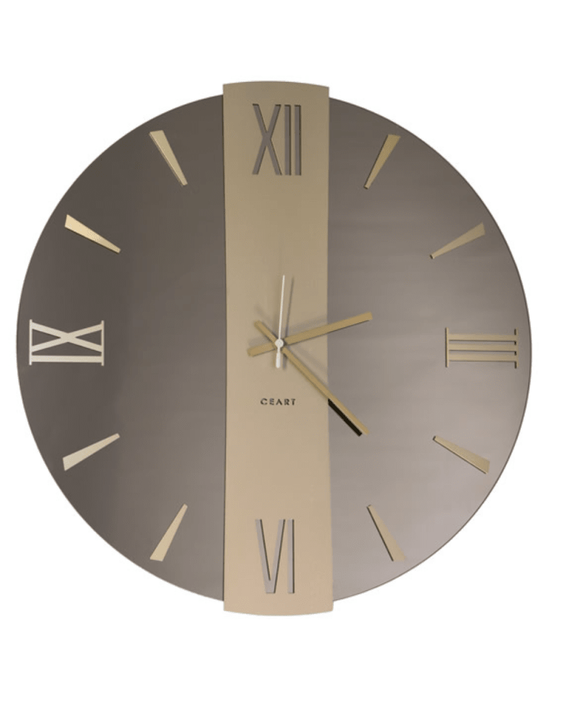 Orologio specchio rame ed oro d. 60cm | Rohome | Rohome