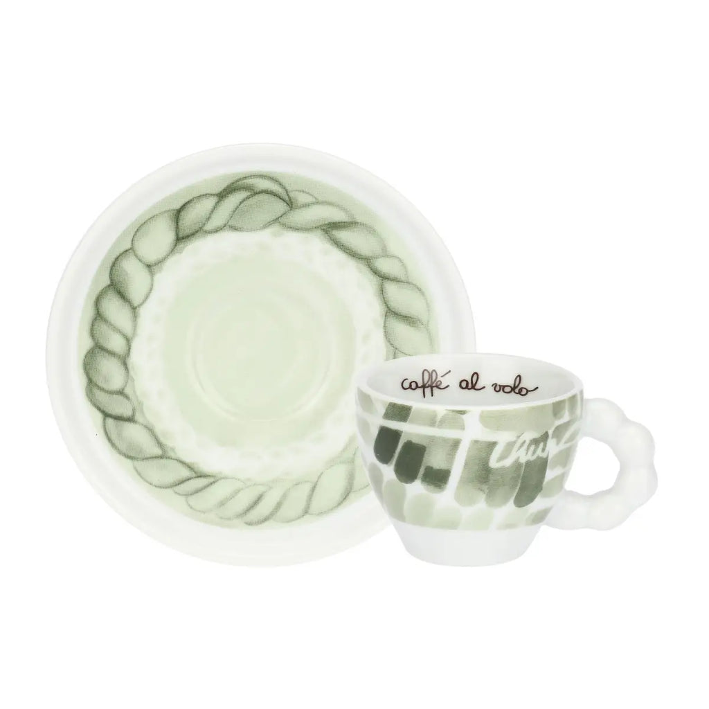 Thun - Set 2 tazzine espresso e zuccheriera in porcellana AbbracciAMI | Rohome