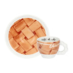 Thun - Set 2 tazzine espresso e zuccheriera in porcellana AbbracciAMI | Rohome