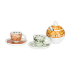 Thun - Set 2 tazzine espresso e zuccheriera in porcellana AbbracciAMI | Rohome