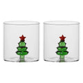 Thun - Set 2 bicchieri con albero di natale linea sorprese di Natale | Rohome