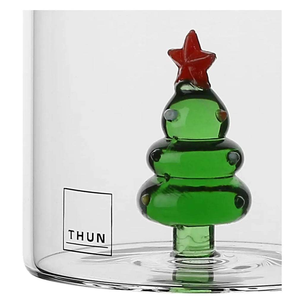 Thun - Set 2 bicchieri con albero di natale linea sorprese di Natale | Rohome