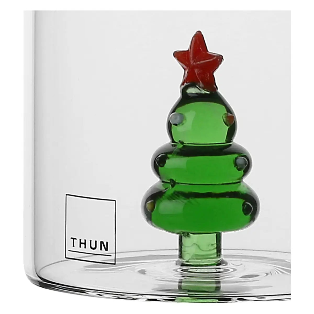 Thun - Set 2 bicchieri con albero di natale linea sorprese di Natale | Rohome
