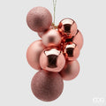 Edg - Palla di natale a grappolo rosa grande | Rohome | Rohome