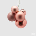 Edg - Palla di natale a grappolo rosa piccolo | Rohome | Rohome