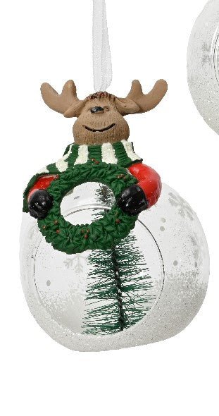 Palla di natale in vetro con apertura frontale | rohome