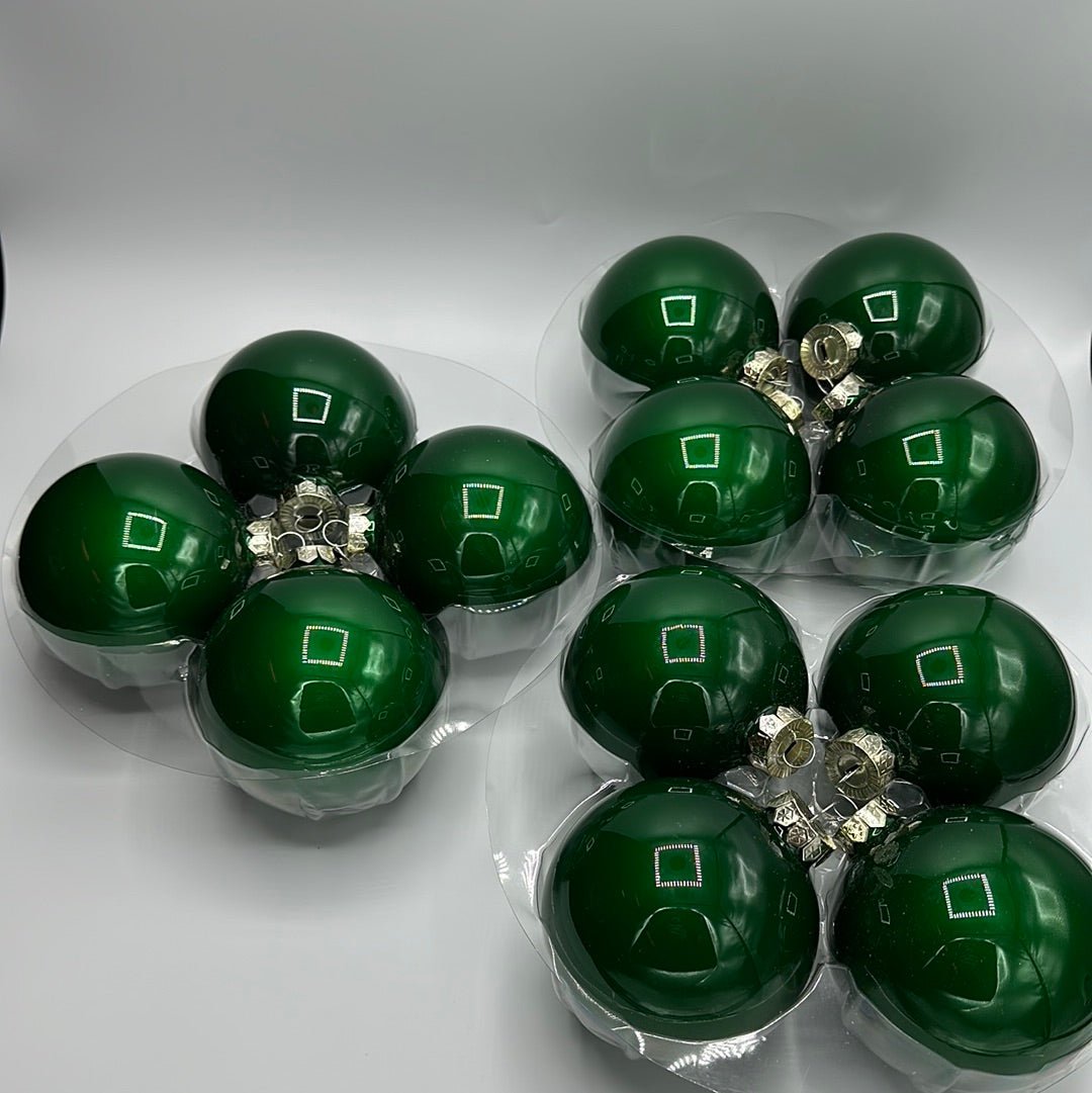 Palla di natale in vetro green | Rohome