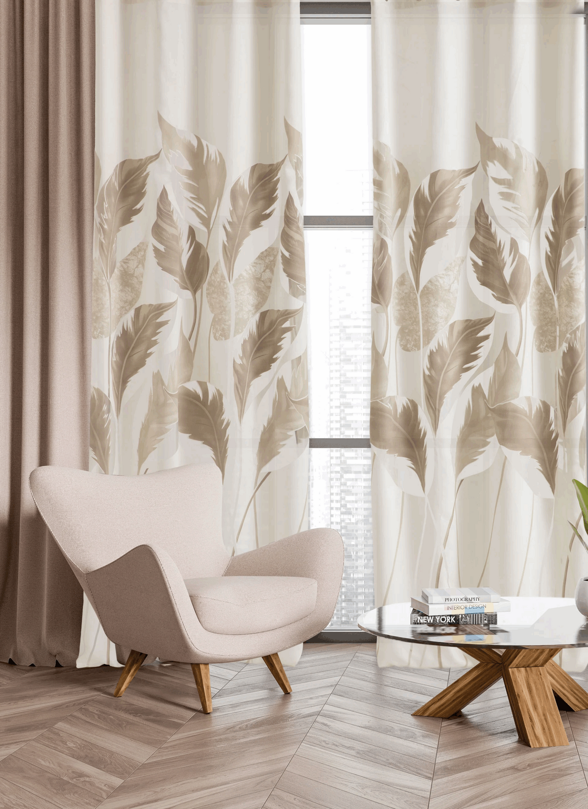 Tenda keniota in devoreh con occhielli H. 290cm | rohome