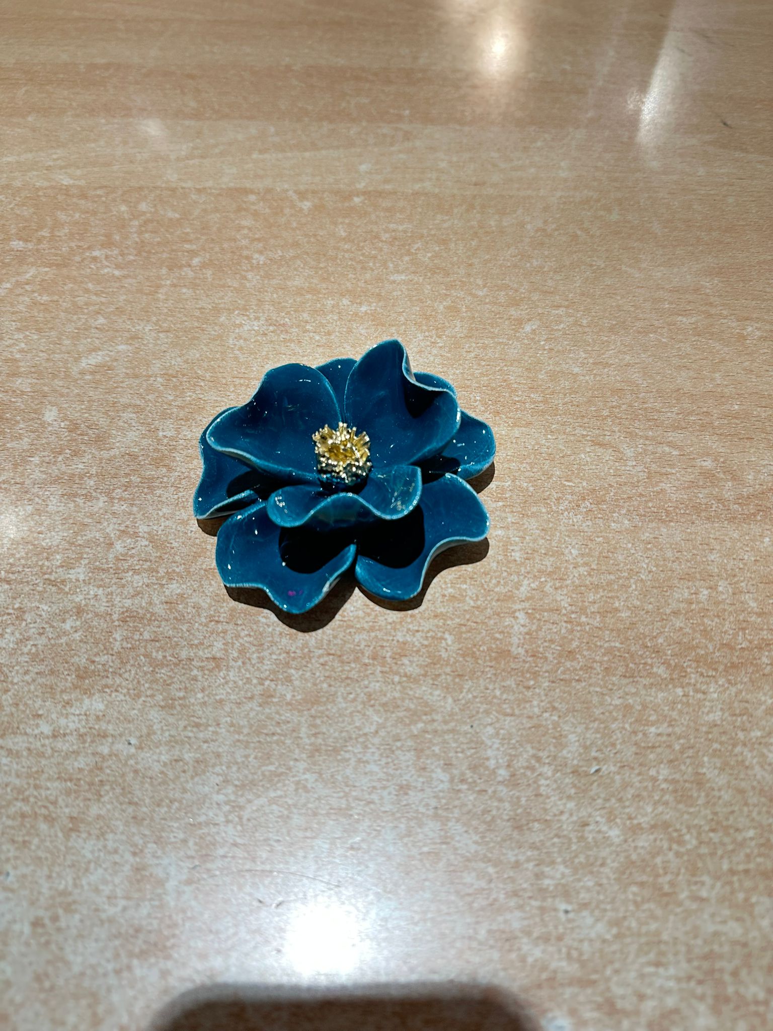 Bomboniera peonia grande in ceramica capodimonte  | Rohome