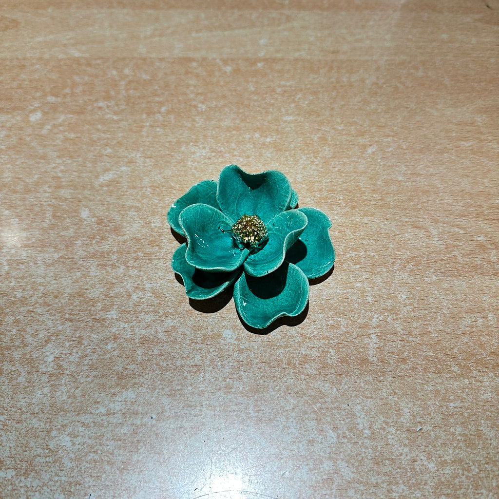 Bomboniera peonia grande in ceramica capodimonte  | Rohome