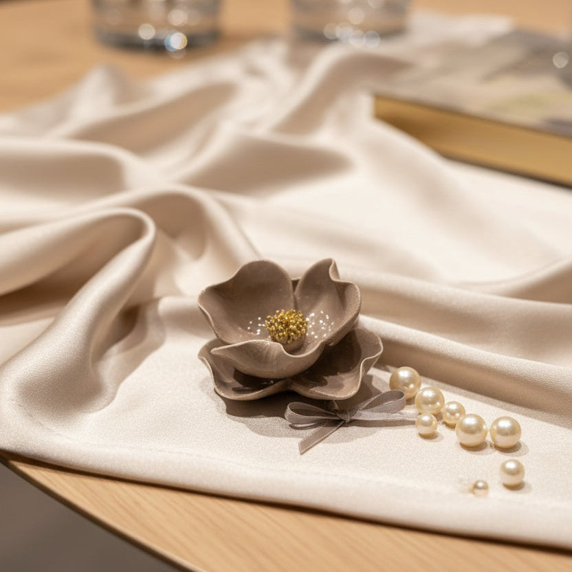 Bomboniera peonia piccola in ceramica capodimonte assortita | Rohome