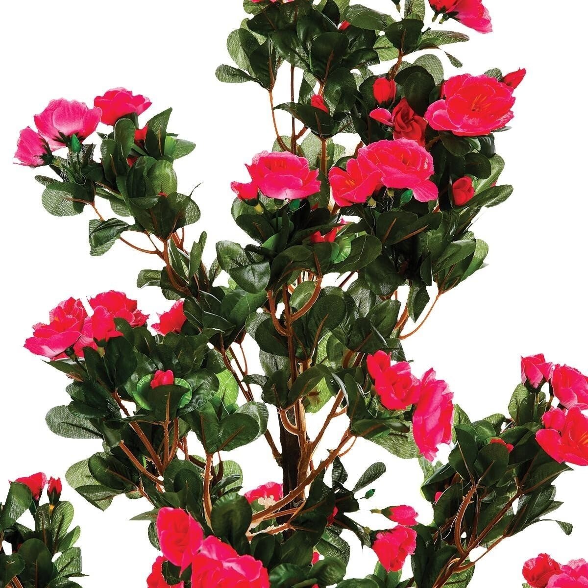 Pianta Artificiale Azalea con vaso | Rohome | Rohome