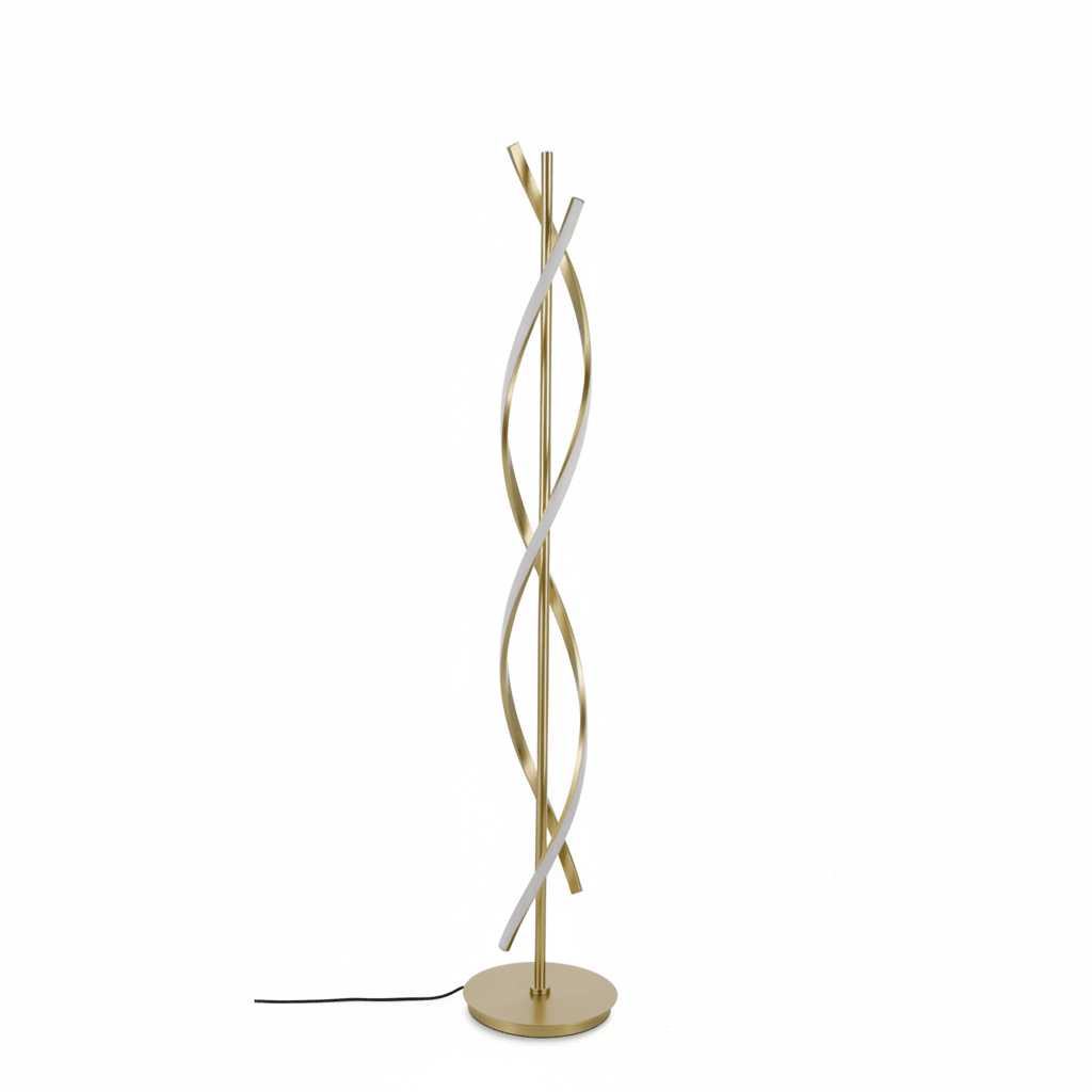 Piantana Alken in metallo oro H .154cm | Rohome | Rohome
