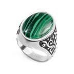 Marlù - Piastrina ovale in pietra verde changy | Rohome