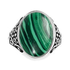 Marlù - Piastrina ovale in pietra verde changy | Rohome
