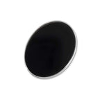 Marlù - Piastrina ovale smalto nero changy | Rohome