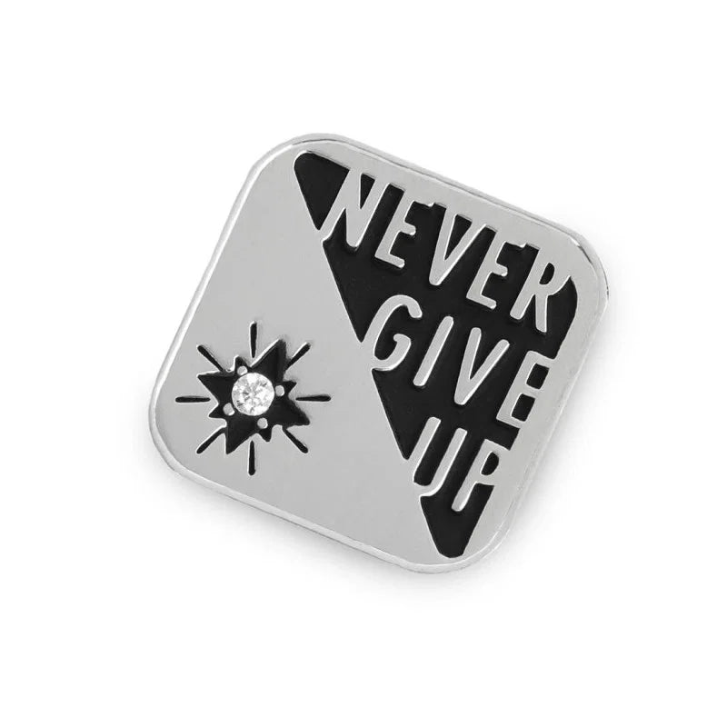 Marlù - Piastrina quadrata never give up changy | Rohome